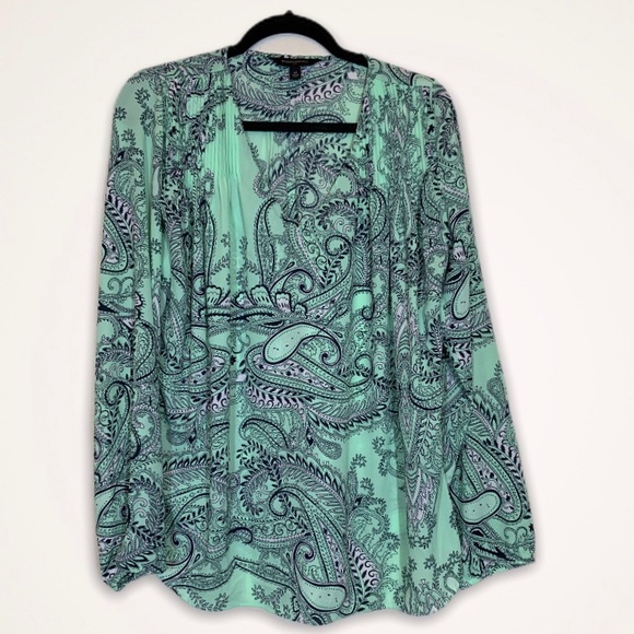 Banana Republic Tops - [ Banana Republic ] V Neck Paisley Blouse